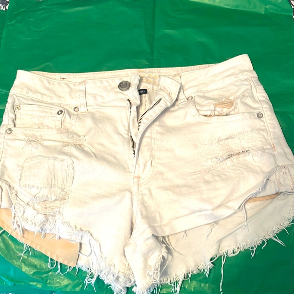 American Eagle distressed shorts